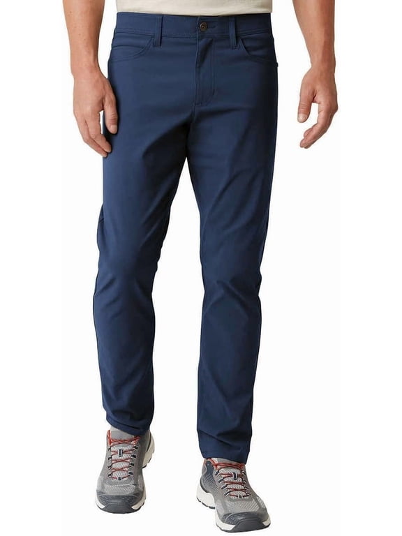 Men’s Straight Fit Tech Pants, Blue 40 x 29