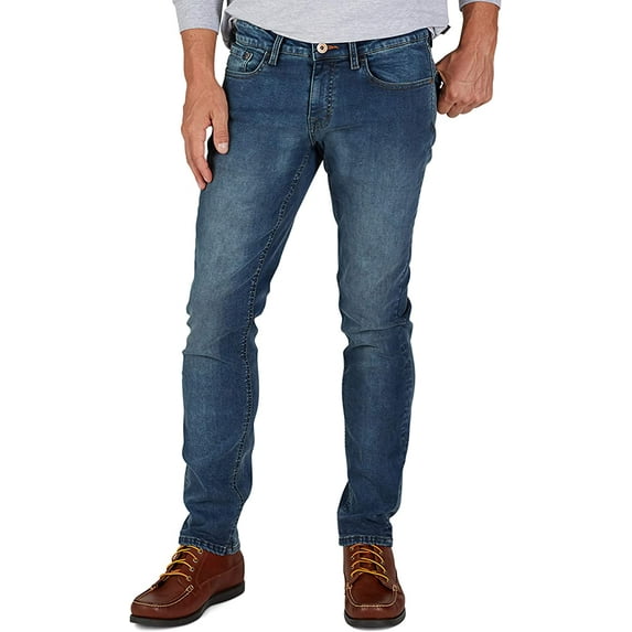 Weatherproof Vintage Menâ€™s Super Plush Jean (Soft Blue, 34Wx34L)