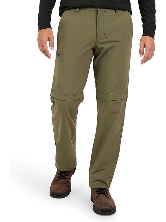 Mens Convertible Pants - Hiking Pants for Mens with Zip-Off to Short | Mens Utility Hiking Travel Pants