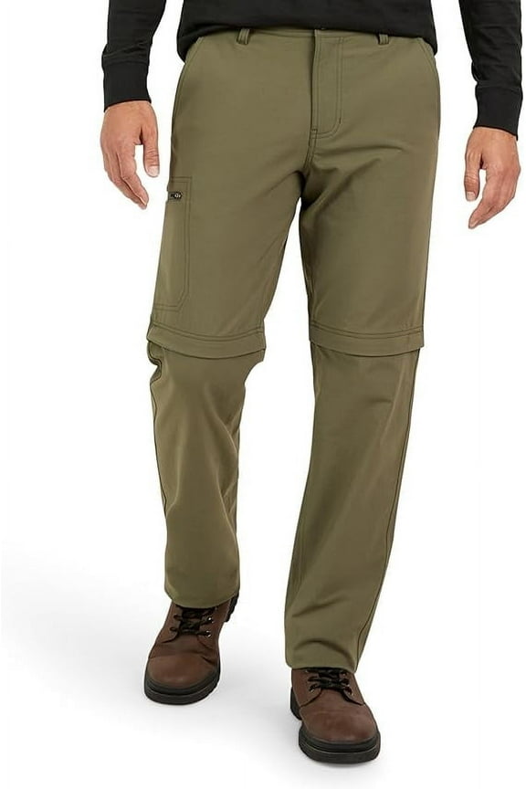Mens Convertible Pants - Hiking Pants for Mens with Zip-Off to Short | Mens Utility Hiking Travel Pants
