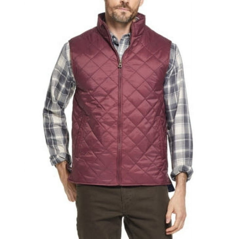 Men's diamond quilted vest hotsell