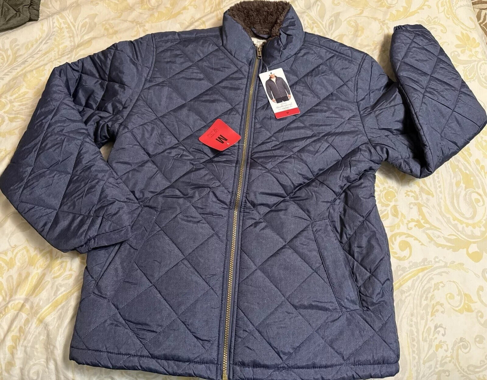 Weatherproof Vintage Mens Fleece Lined Puffer Jacket