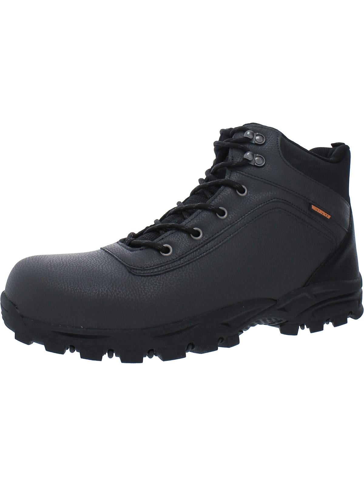 faux leather hiking boots