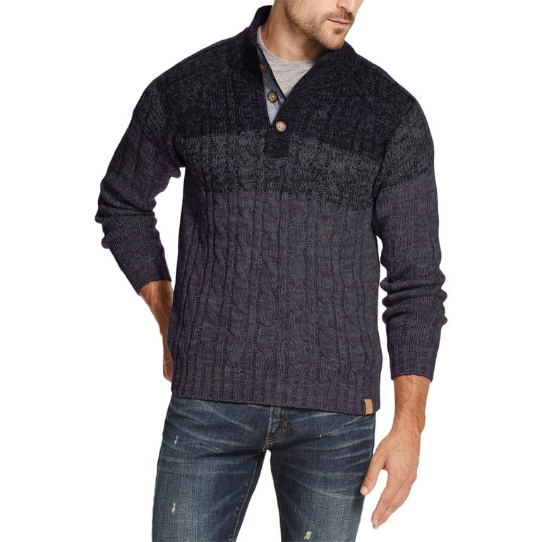 Weatherproof Vintage Mens Ombre Knit Sweater