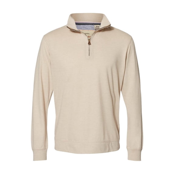 Weatherproof Vintage Microstripe Quarter-Zip Pullover
