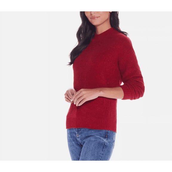 Weatherproof Vintage Women's Chenille Holiday Sweater Red, XL