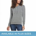 thumbnail image 1 of Weatherproof Vintage Women's Slub Hoodies (Black, X-Small), 1 of 2