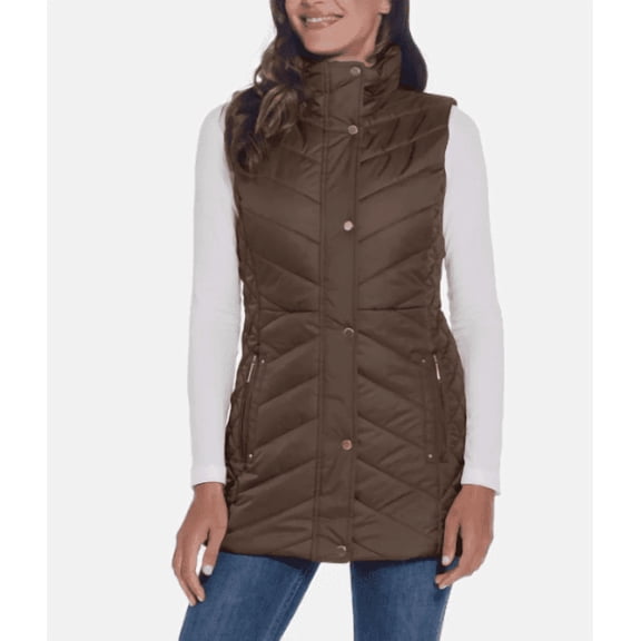 Weatherproof Women's Quilted Vest Mocha XL