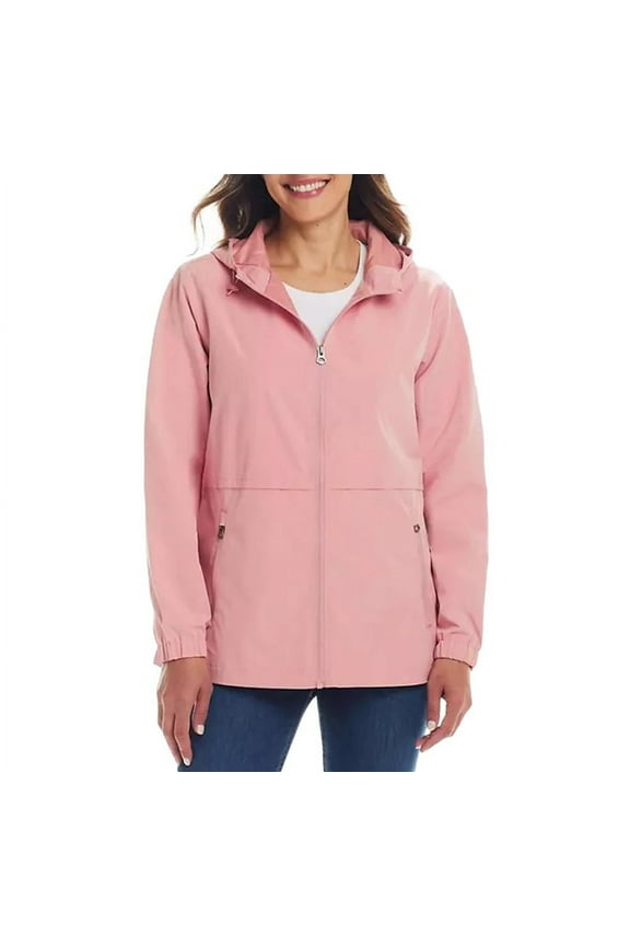 Women's Rain Jacket in Pink Size Medium