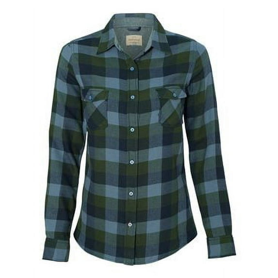 Weatherproof - Women's Vintage Brushed Flannel Long Sleeve Shirt - W164761