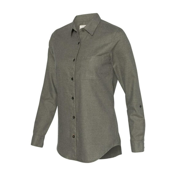 Weatherproof - Women's Vintage Brushed Flannel Solid Shirt - W198306