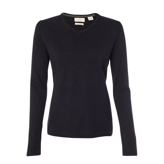 Weatherproof - Women's Vintage Cotton Cashmere V-Neck Sweater - W151363