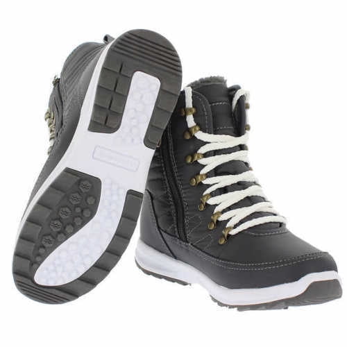 Weatherproof Womens Alexa Sneaker Boots (Charcoal, 8  display picture 2