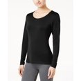 thumbnail image 1 of Weatherproof Womens Cozy Heat Basic T-Shirt Black XS, 1 of 1