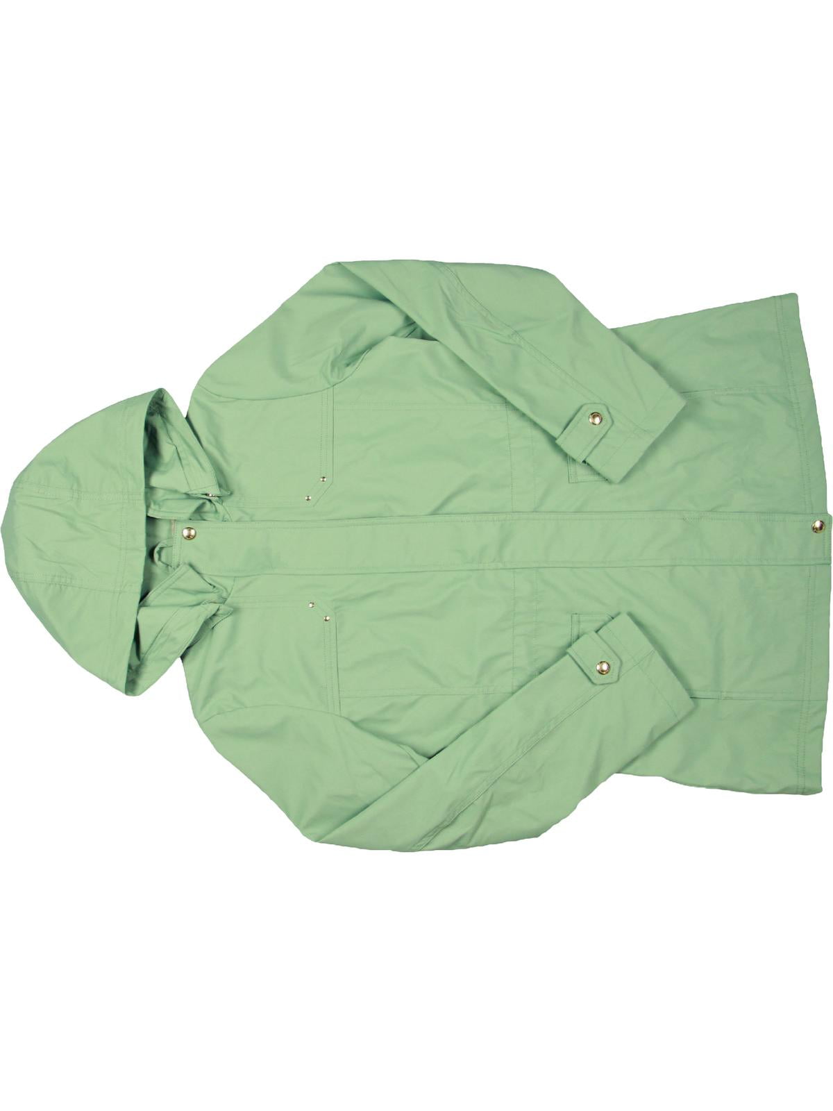 Weatherproof Womens Hooded Midi Raincoat