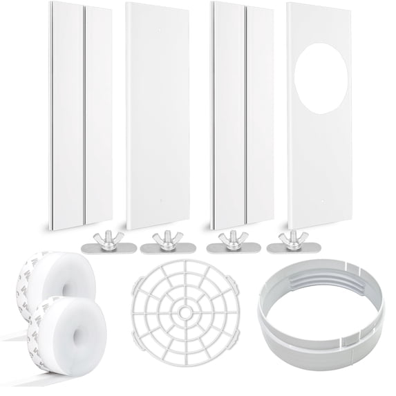Weatherproofing Window Insulation Kit 5.9 Inch Window Kit Portable AC Exhaust Hose Accessory