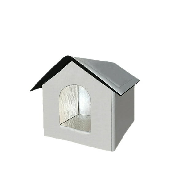 Weatherproofs Cats Houses for Outdoor Cats,Insulated Ferals Shelter Raised Base Easy to Assemble Indoor Condo