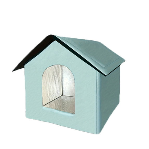 Weatherproofs Cats Houses for Outdoor Cats,Insulated Ferals Shelter Raised Base Easy to Assemble Indoor Condo