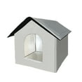 thumbnail image 1 of Weatherproofs Cats Houses for Outdoor Cats,Insulated Ferals Shelter Raised Base Easy to Assemble Indoor Condo, 1 of 8
