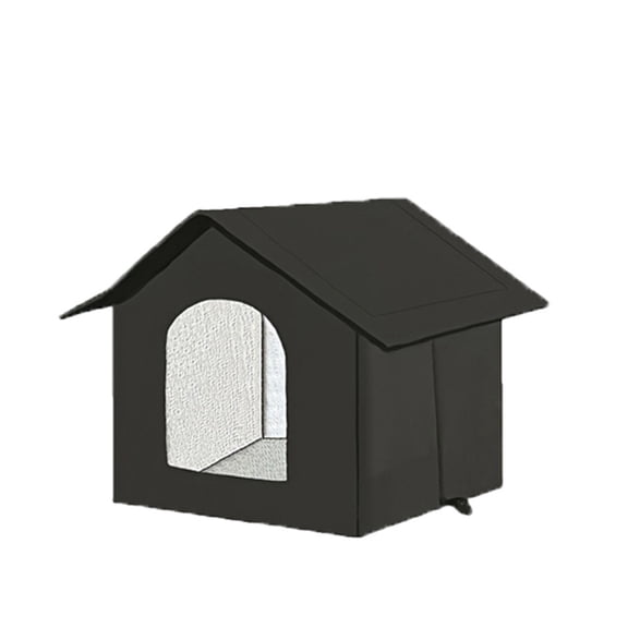 Weatherproofs Insulated Cats House for Outdoor Cats Ferals Shelter for Winter Protections Easy to Assemble