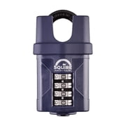 Weathershield&trade; Combination Padlock Closed Shackle | 4-Wheel | CP50CS