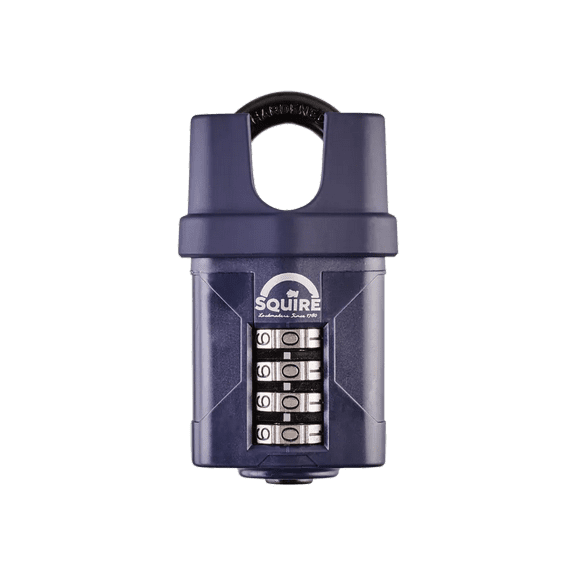 Weathershield™ Combination Padlock Closed Shackle | 4-Wheel | CP50CS