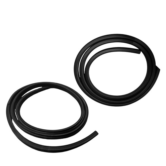 Weatherstrip Seal SET Compatible: Nissan Sentra 2013-2019 4-Door; Sedan; Glass Front, Driver and Passenger Side