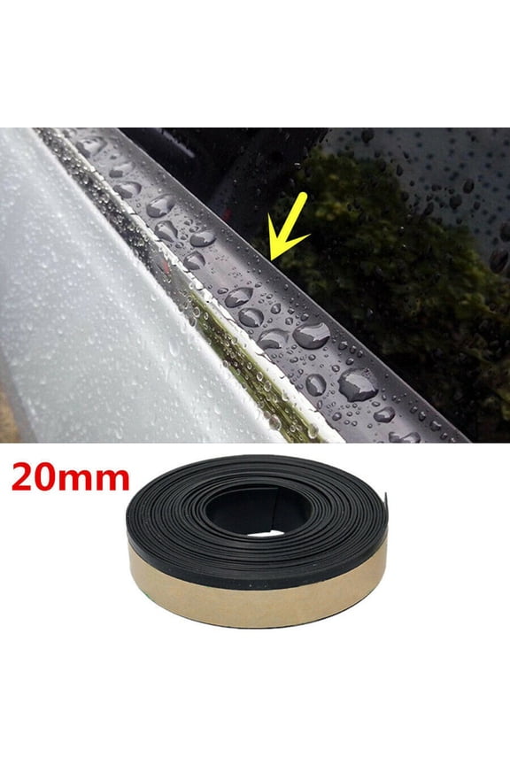 Weatherstrip for Car Side Door Window Glass 13FT Rubber Sealing Strip Reduces Noise and Provides Dust Protection