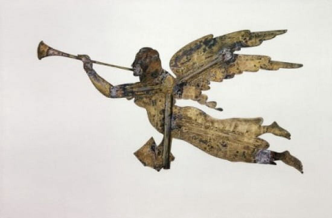 Weathervane (Angel) ca1840 Antiques-Misc Canvas Art - (18 x 24)