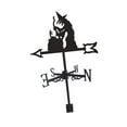 thumbnail image 1 of Weathervane Ornament Wind Direction Measuring Instrument Weather Vane for Outdoor , witch cooking soup, 1 of 8