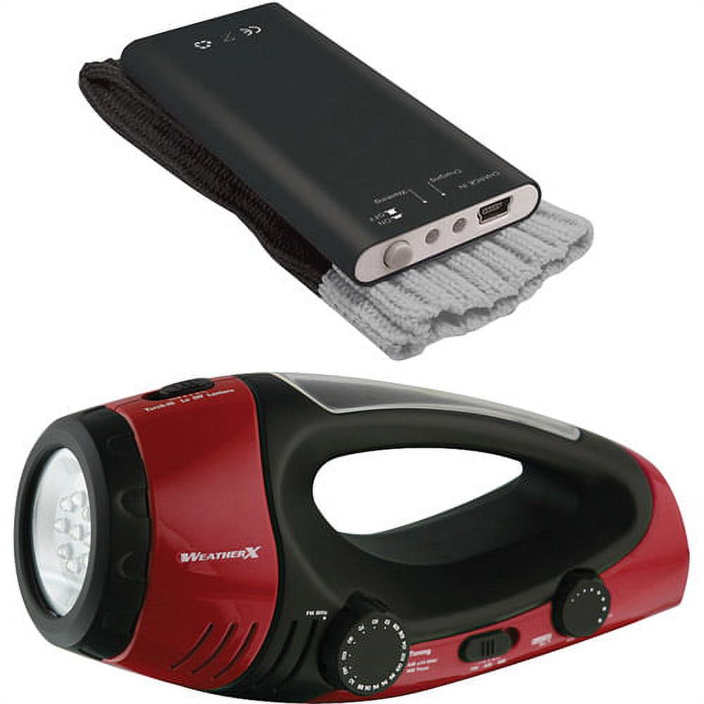 Weatherx P3 P8420 Rechargable Hand Warmer With Weatherband Radio And Flashlight - image 1 of 1