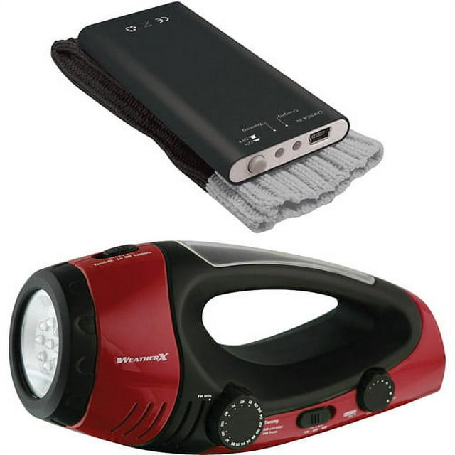 Weatherx P3 P8420 Rechargable Hand Warmer With Weatherband Radio And Flashlight