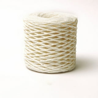 Natural Cotton Raffia Yarn White Crochet Summer Sun Hat Yarn,Beach Bag  Yarn,Rayon Raffia Crochet Yarn,Crochet Straw Knit Yarn,Knitting  Materials,280
