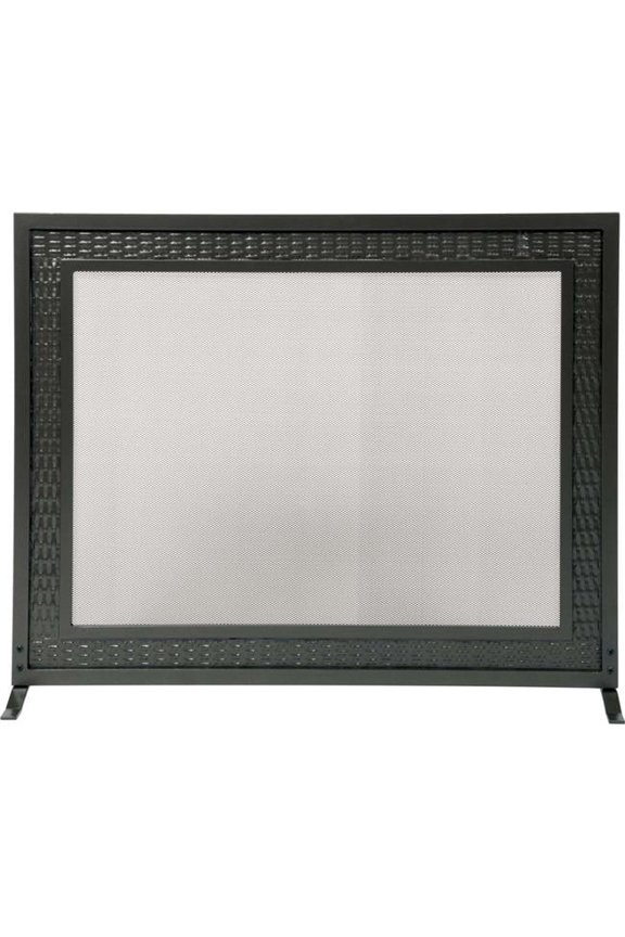 Weave Design Panel Screen, Black