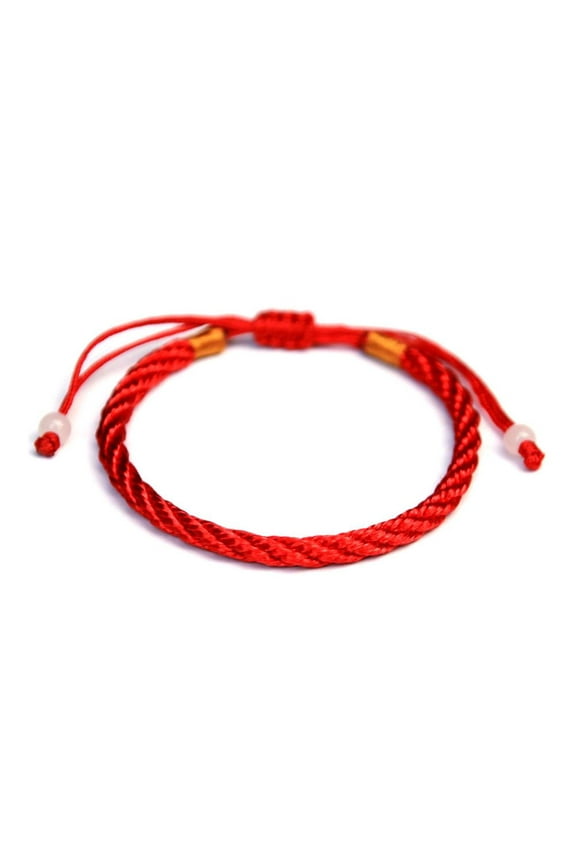 Weave Red String Bracelet MINIMALIST Bracelet_ Z8L4