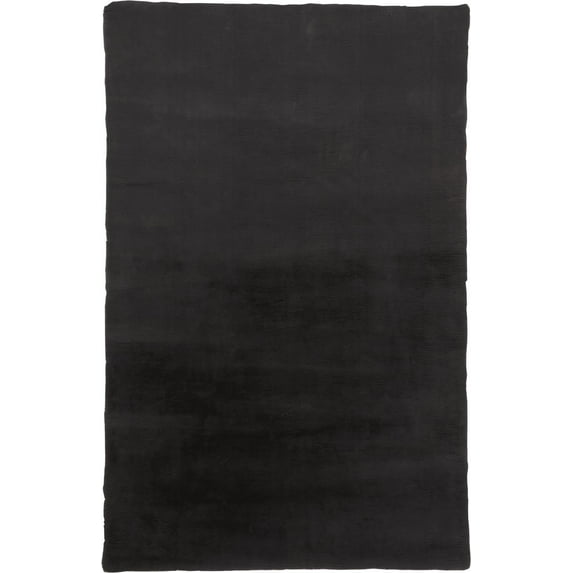 Weave & Wander Len Slate 5' x 6'-6" Shaped Area Rug