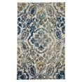 thumbnail image 1 of Weave & Wander Omari 96" x 132" Ombre Medallion Area Rug in Teal Blue/Gold, 1 of 3
