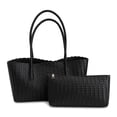 thumbnail image 1 of WeaveCC Handwoven PU Y2K Tote Bag Set Halloween Shoulder Purse Fall Gift for Women, 1 of 7
