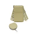 thumbnail image 1 of WeaveCC PU Leather Crossbody Phone Bag with Card Slots Coin Purse Set Adjustable Strap Wallet Gift for Women, 1 of 4