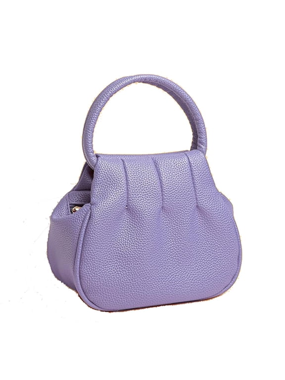 Women Mini Handbag Colorful PU Leather Evening Purse Shoulder Bag