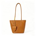 thumbnail image 1 of WeaveCC Women's Woven Leather Tote Bag Large Capacity Shoulder Handbag with Hanging Tag Multiple Colors, 1 of 7