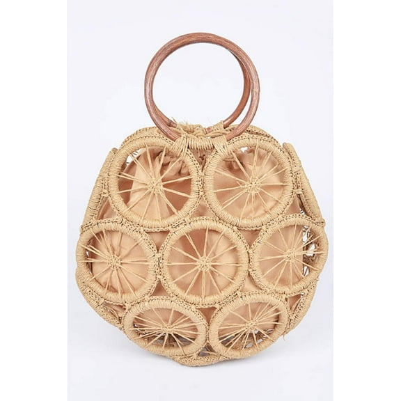 Weaved Cording Summer Clutch