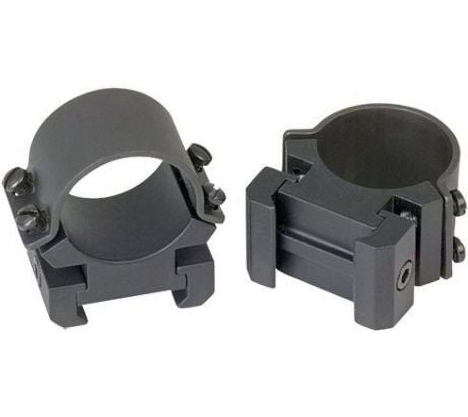 Weaver 1" High Sure Grip 49161 Scope Rings Aluminum Gloss Black