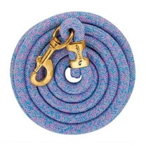 Weaver 10' Mosaic Poly Lead Rope with Bolt Snap, Light Purple/Light Blue/Light Green