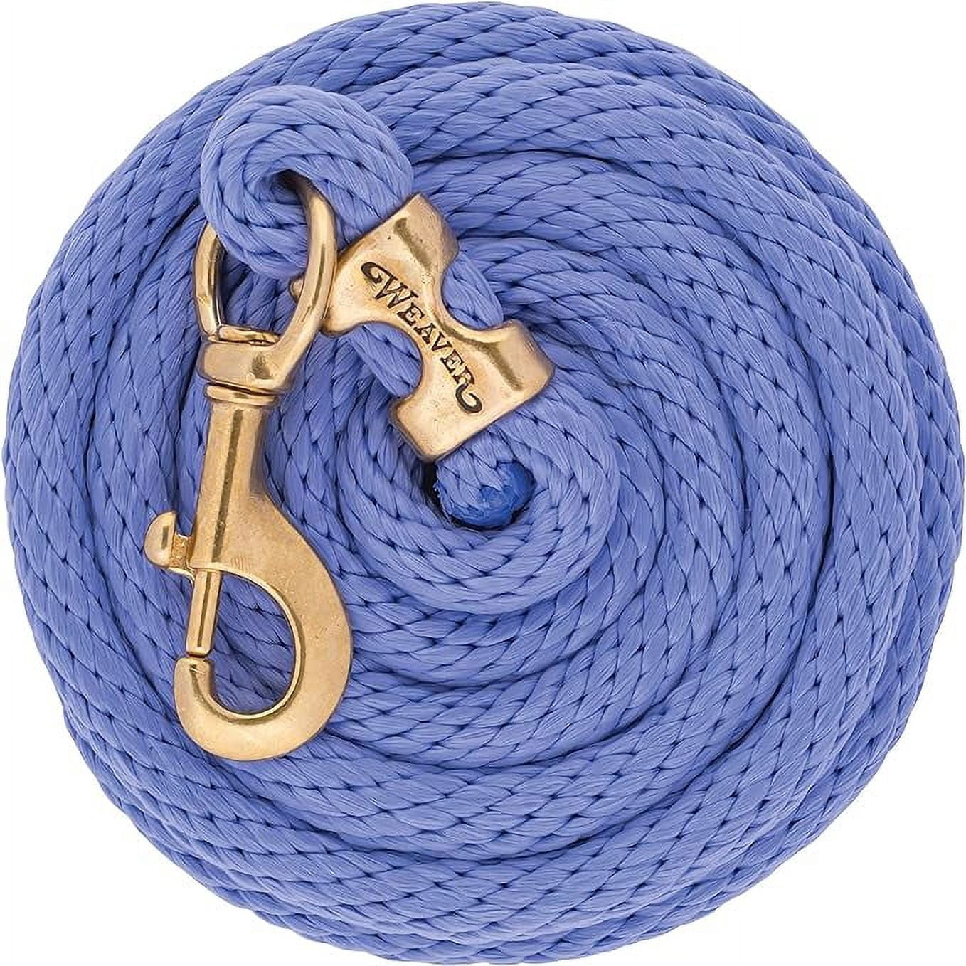 Lavander Rope Weaver 10' Solid Poly Lead Rope with Bolt Snap, Lavender - Walmart.com
