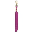 thumbnail image 1 of Raspberry Weaver Tack Horse Poly Lead Rope W/ Solid Brass 225 Snap, 1 of 4