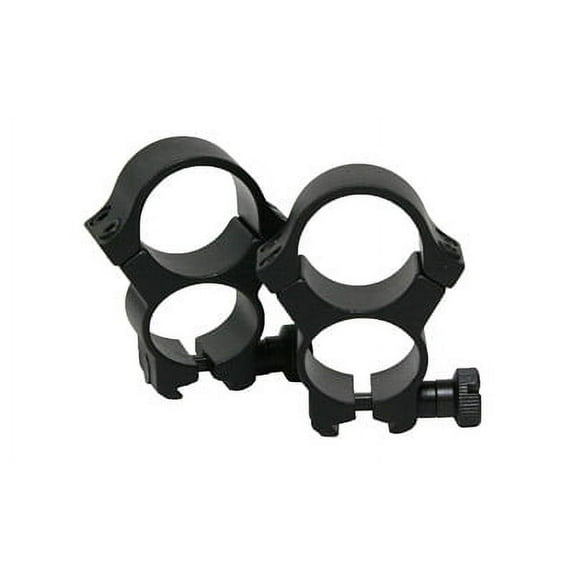 Weaver 47327 Rings See-Through Rings, Black 3/8" Dovetail