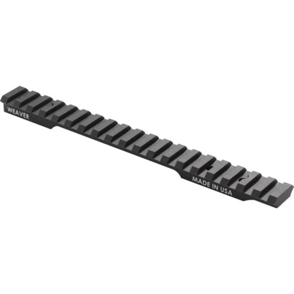 Weaver Ext Multi Slot Savage 110 Long Action 8-40 MOA Rifle Scope Base, Matte Bl
