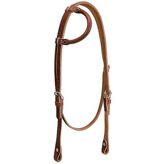 Weaver Horizons Rolled Sliding Ear Headstall Sun