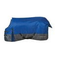 thumbnail image 1 of Weaver Leather 1200D Turnout Blanket w/Threadflare Fleece Lining Blue 84, 1 of 4